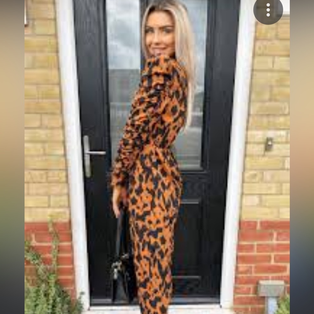 Camel Print Jumpsuit - image 1